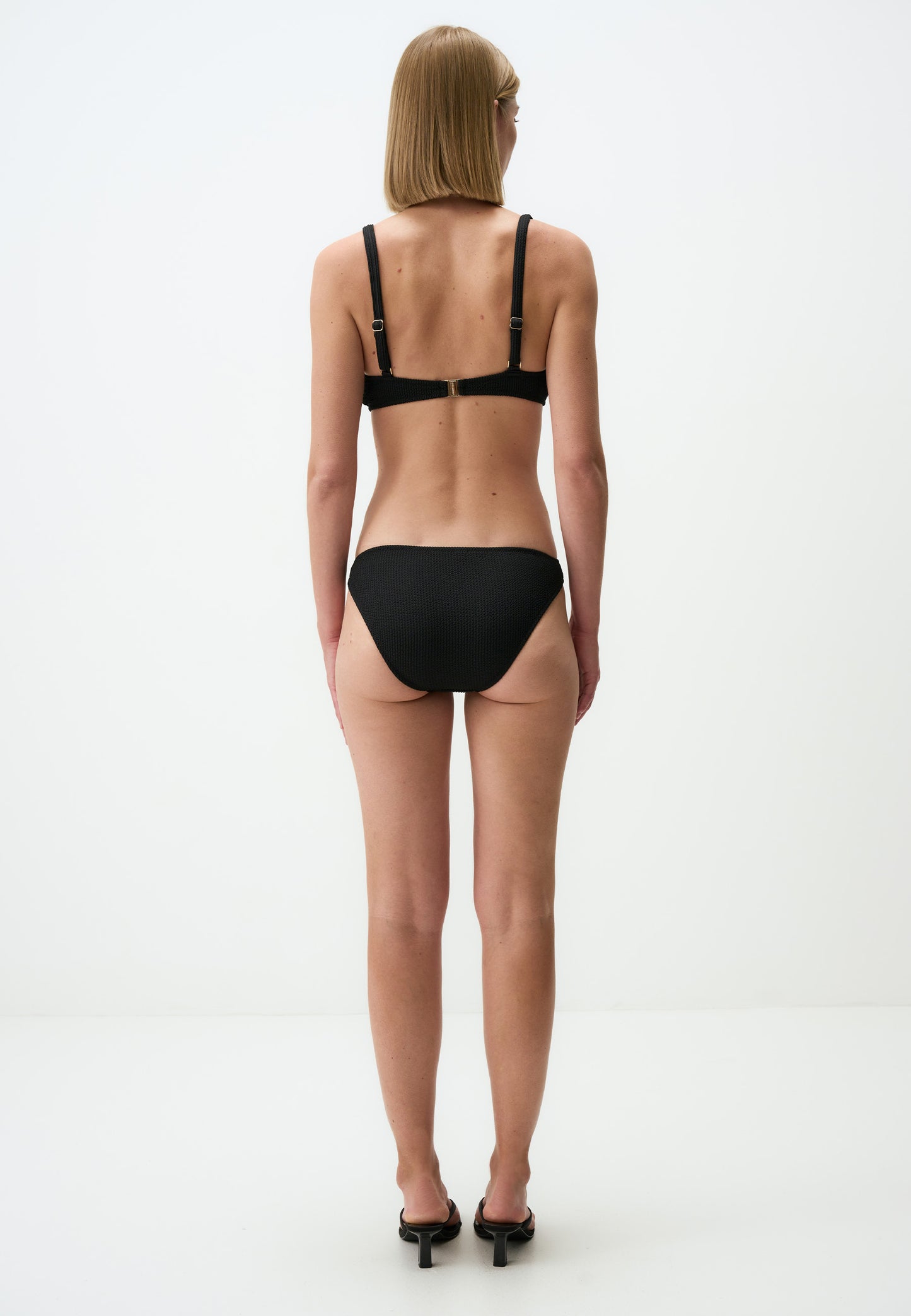 Basic Textured Bikini Bottom