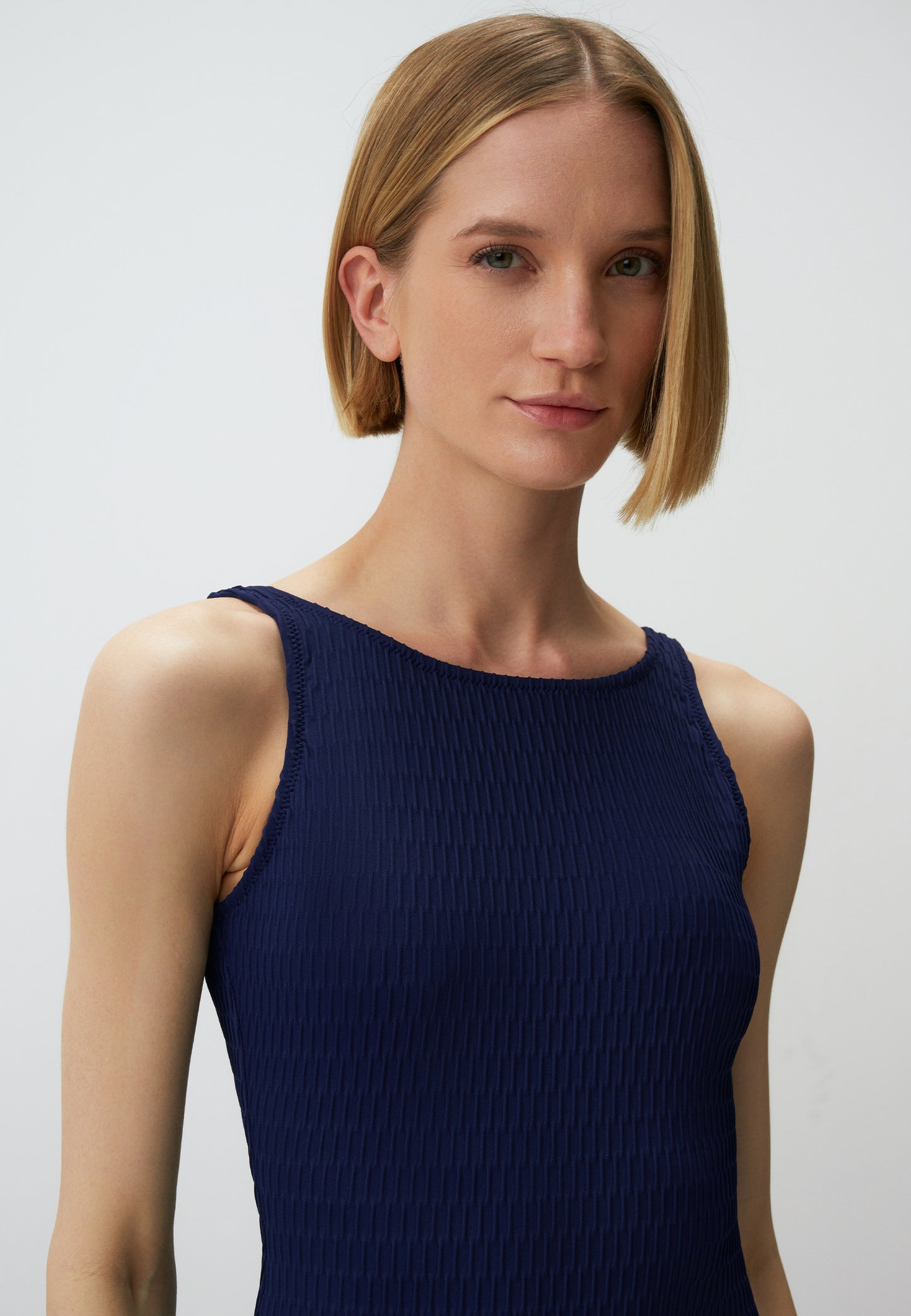 Backless Basic Swimsuit