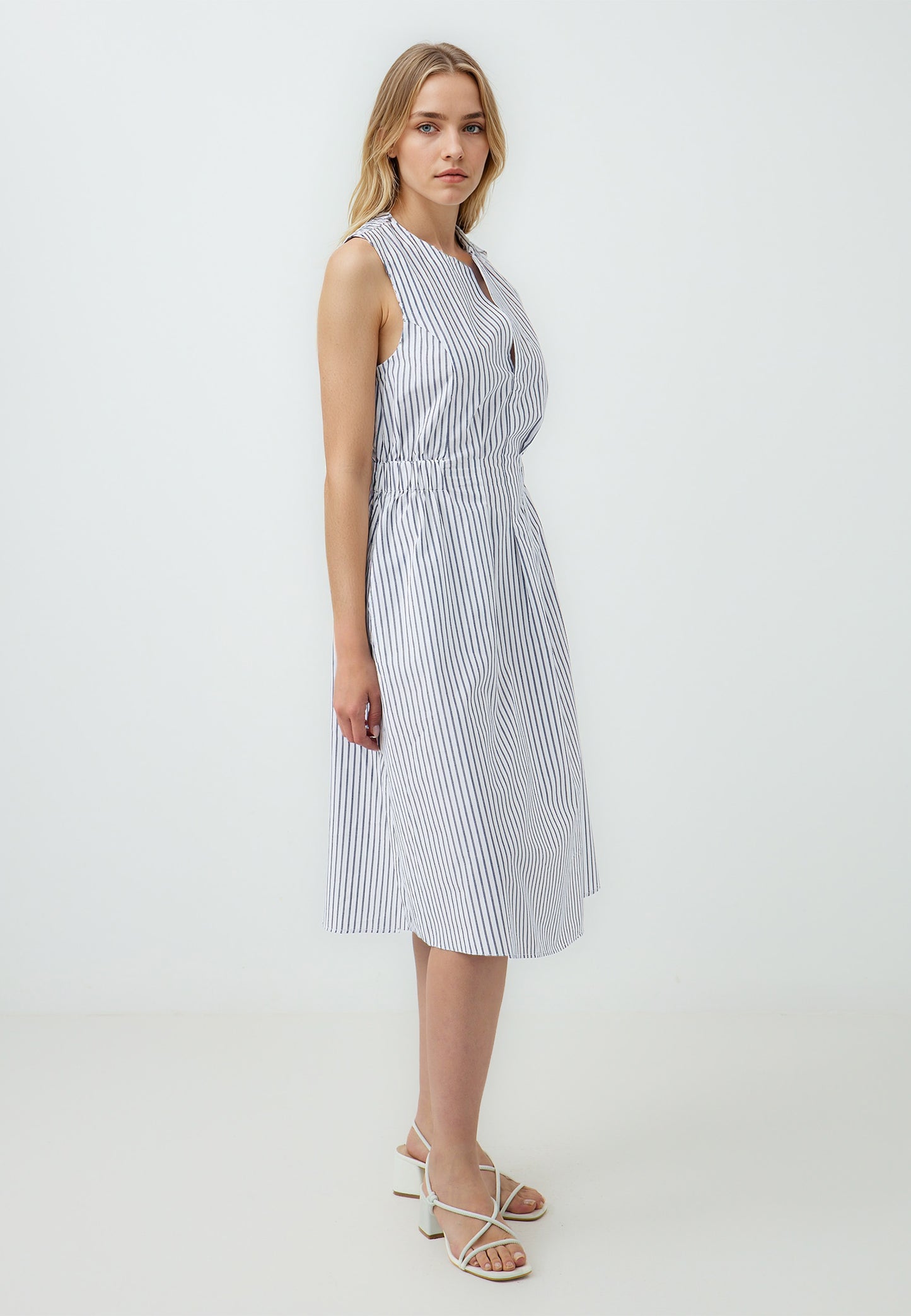 Woven Dark Blue Dress