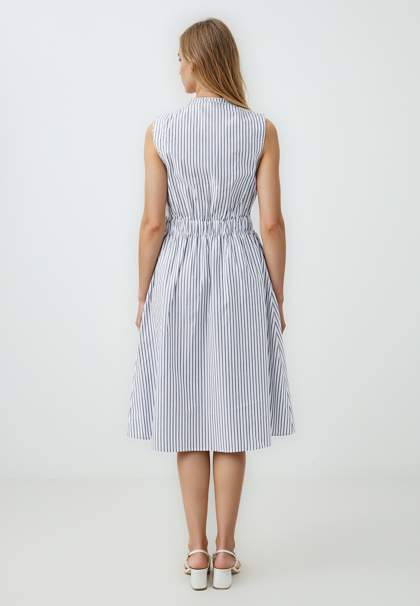 Woven Dark Blue Dress