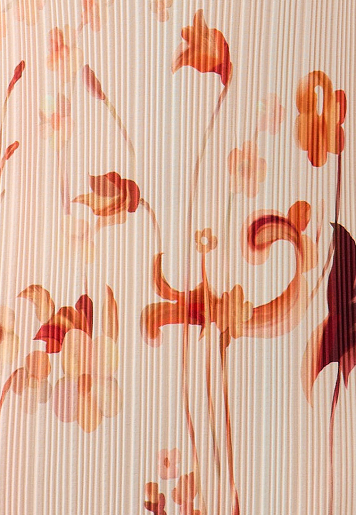 Regular Fit Crew neck Knitted Salmon Dress