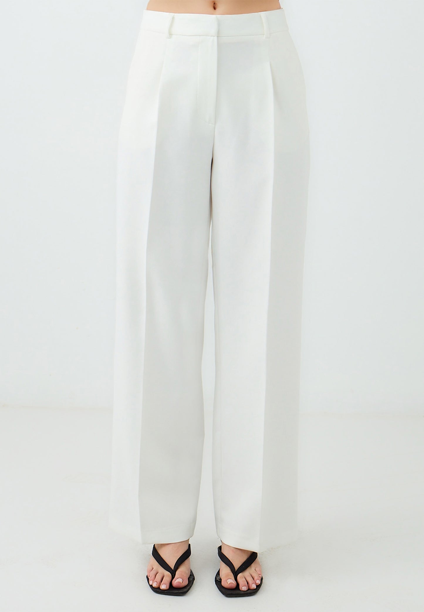 Regular Leg Regular Waist Woven Trousers