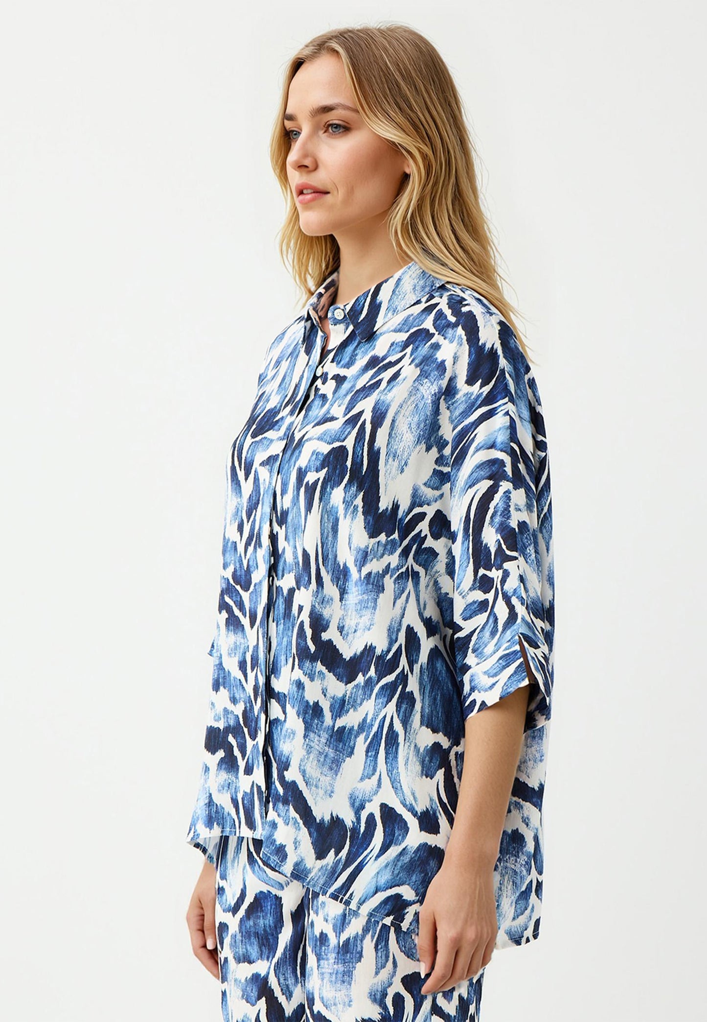 Dark Blue Woven Shirt
