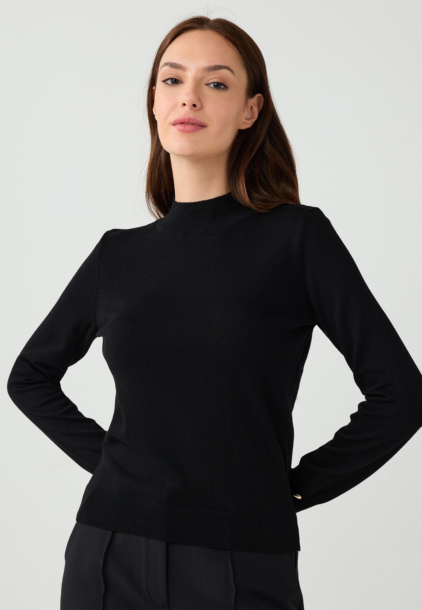 Tricot Black Pullover