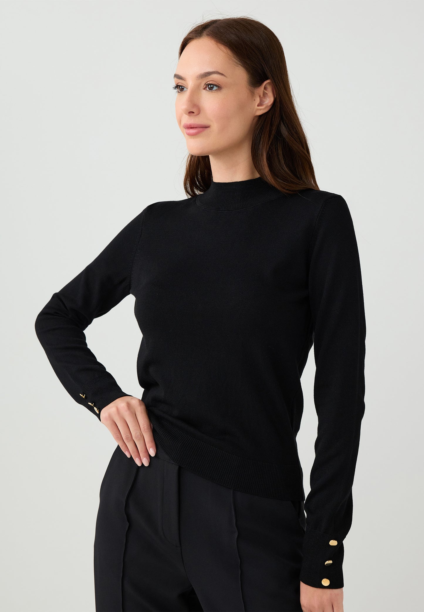 Tricot Black Pullover