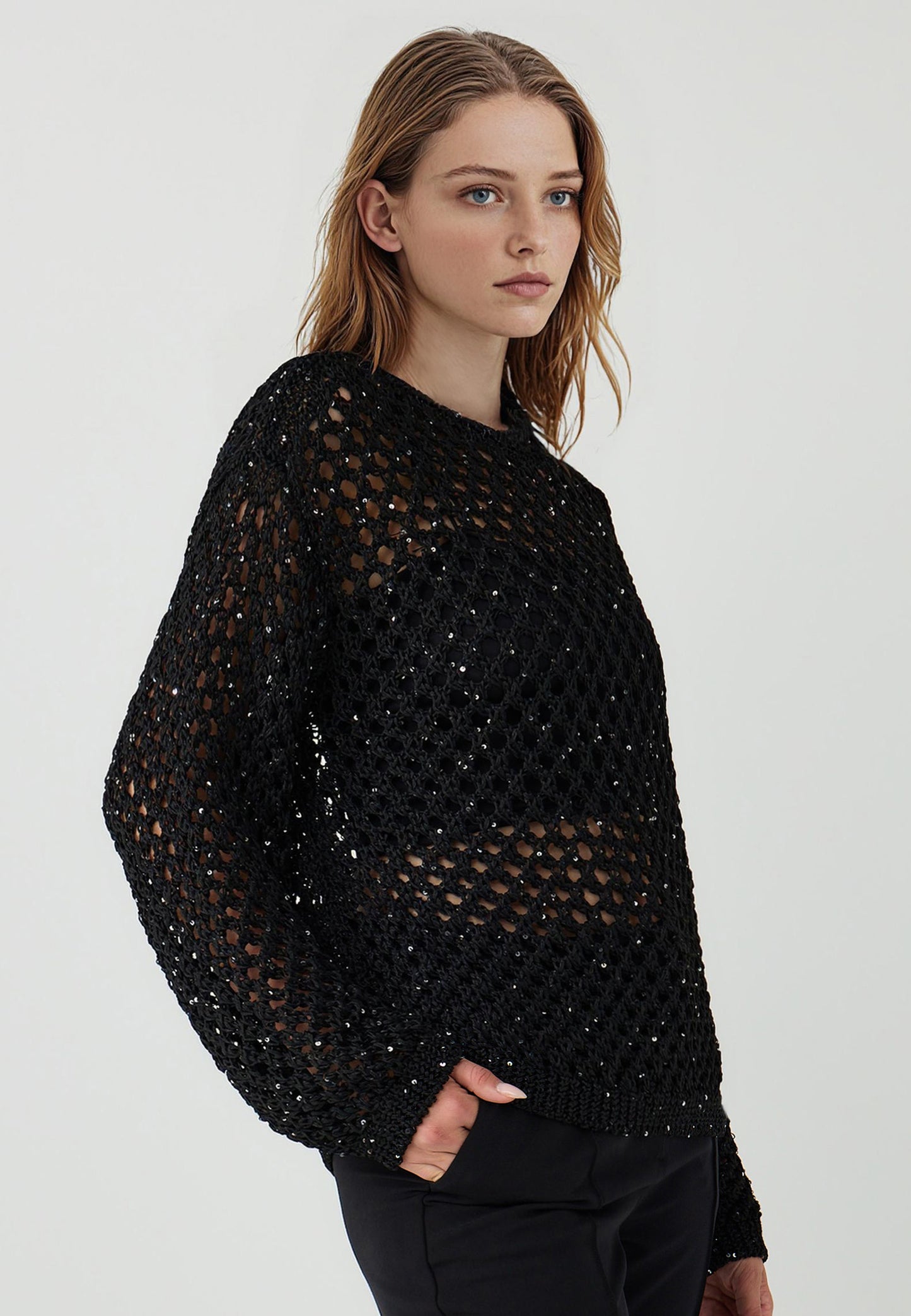 Tricot Black Pullover