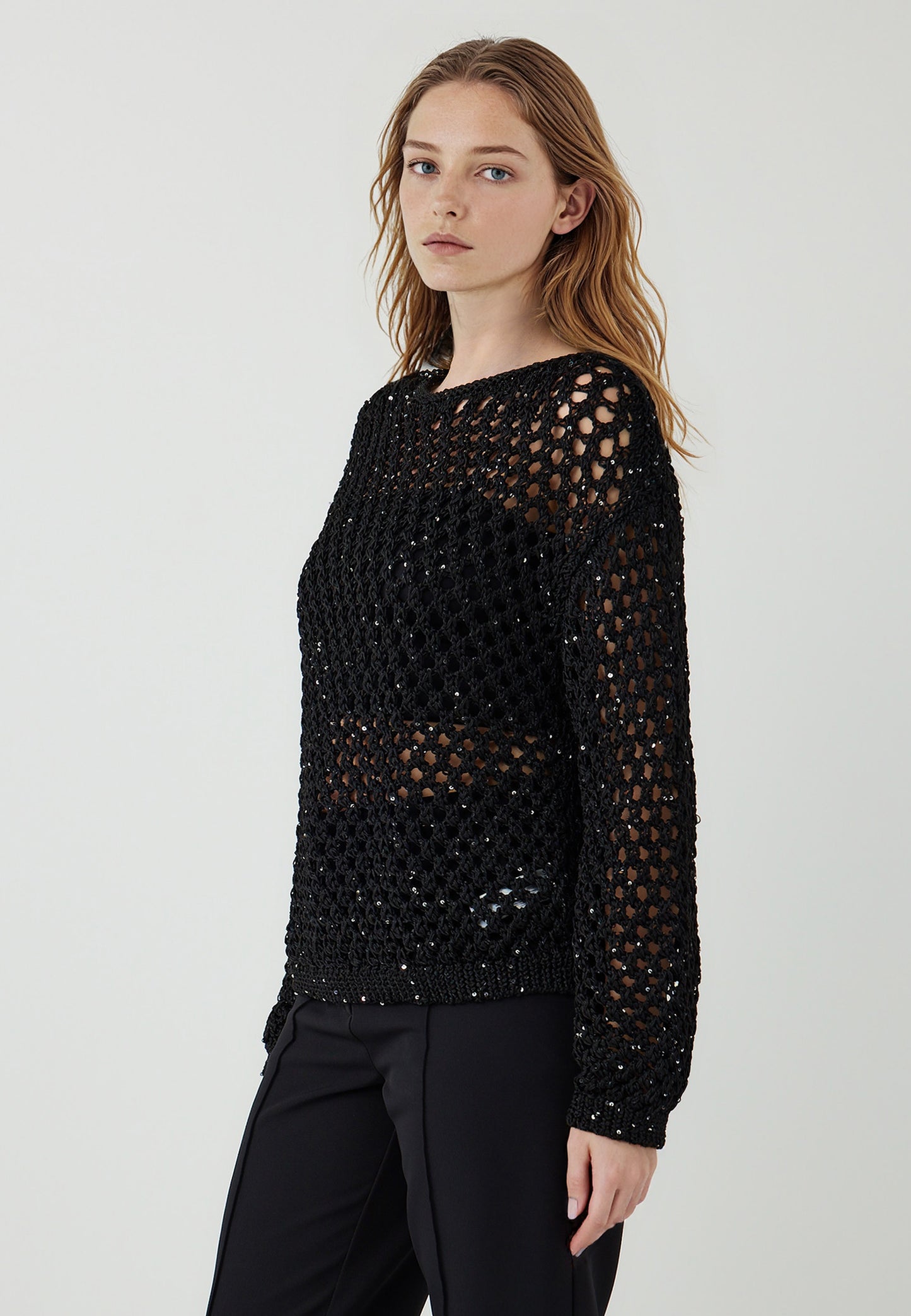 Tricot Black Pullover
