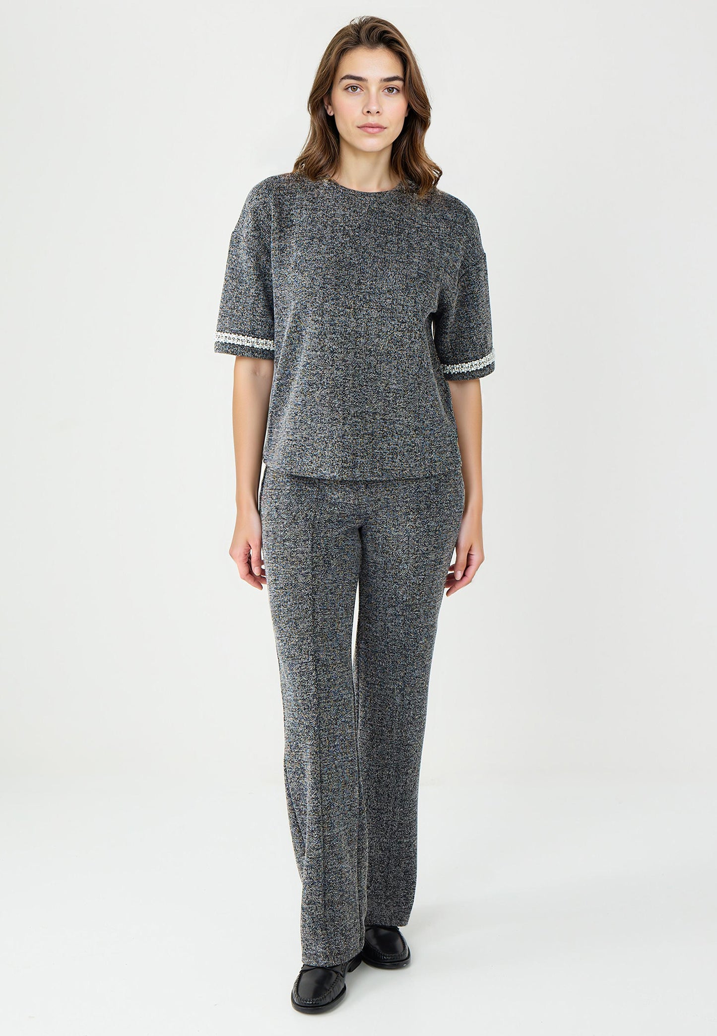 Regular Waist Regular Leg Knit Pants