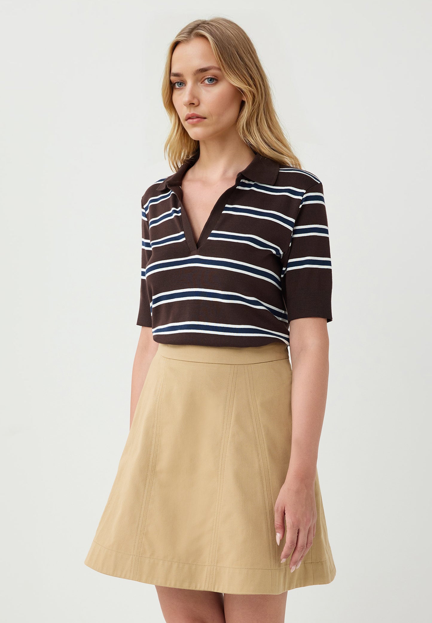 Knitted Biiter Brown T-shirt