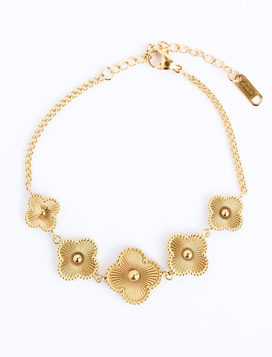 Clover Figured Charm Bracelet