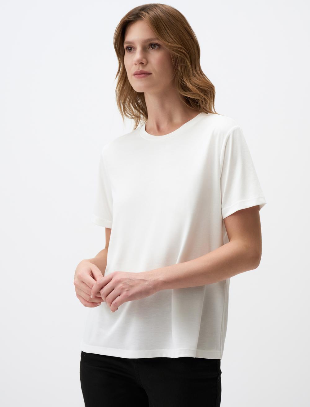 Crew Neck Short Sleeve Basic T-Shirt