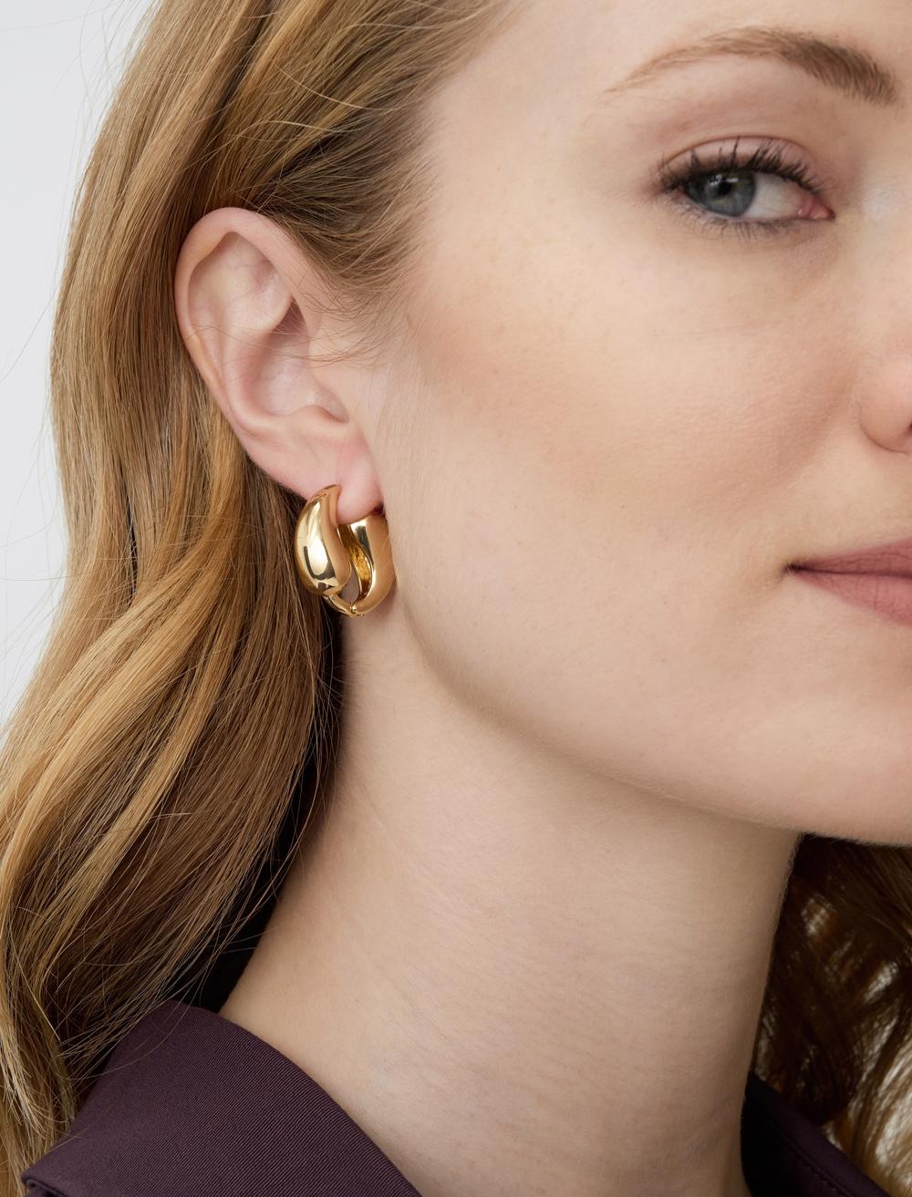 Double Drop Figure Hoop Earrings