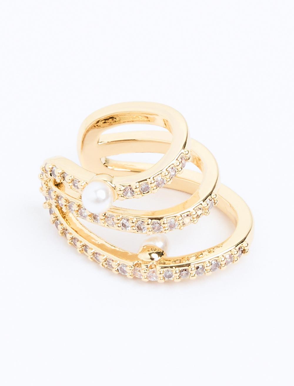 Pearl Detailed Joint Earrings