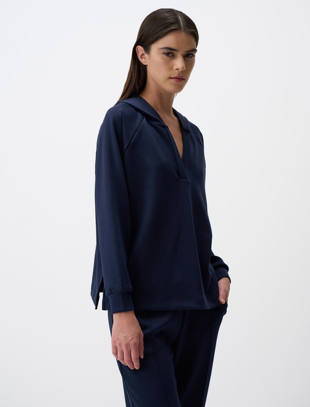 Long Sleeved Hooded Cozy Sweatshirt