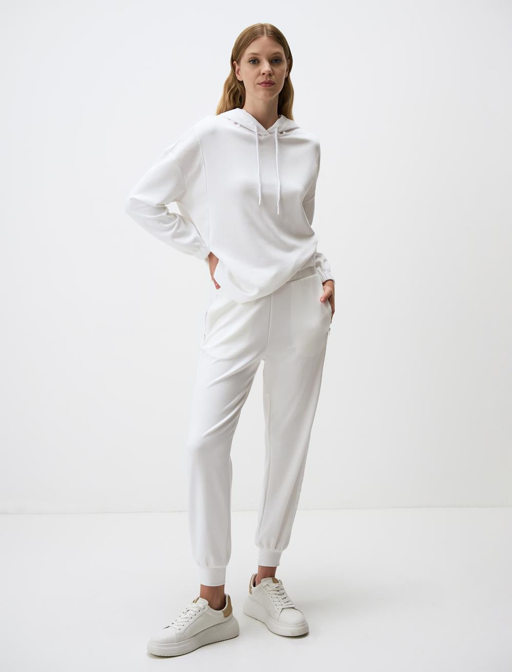 High Waist Slim Leg Pants