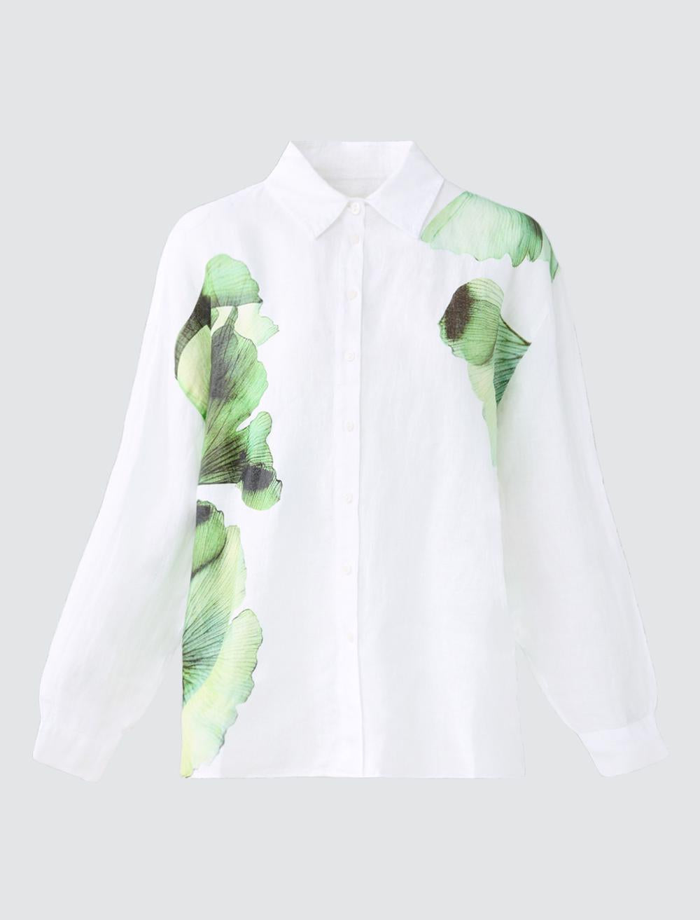 Shirt Collar Long-Sleeve Shirt - 5SW083243