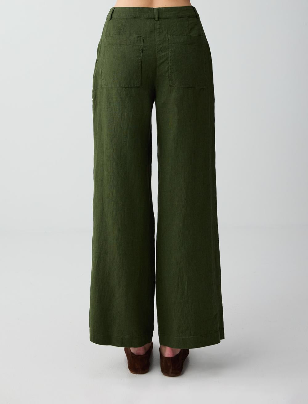 Normal Fit Trousers - Khaki - 6SW187025312