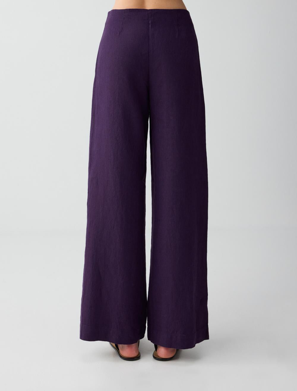 Normal Fit Trousers - Purple - 6SW187026503