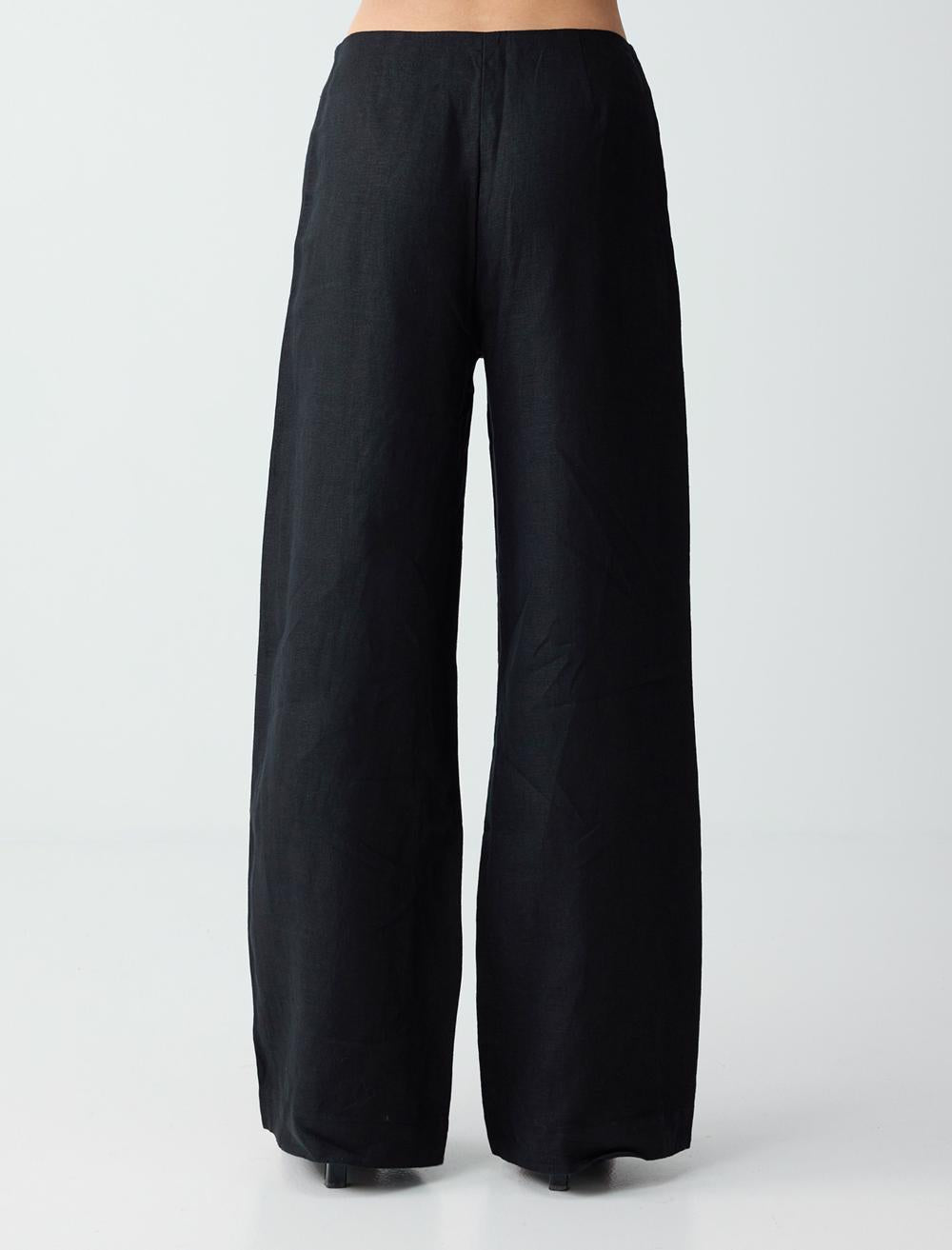 Normal Fit Trousers - Black - 6SW187026900