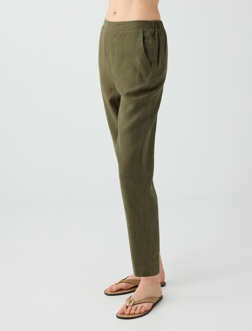 Normal Fit Trousers - Khaki - 6SW186633310