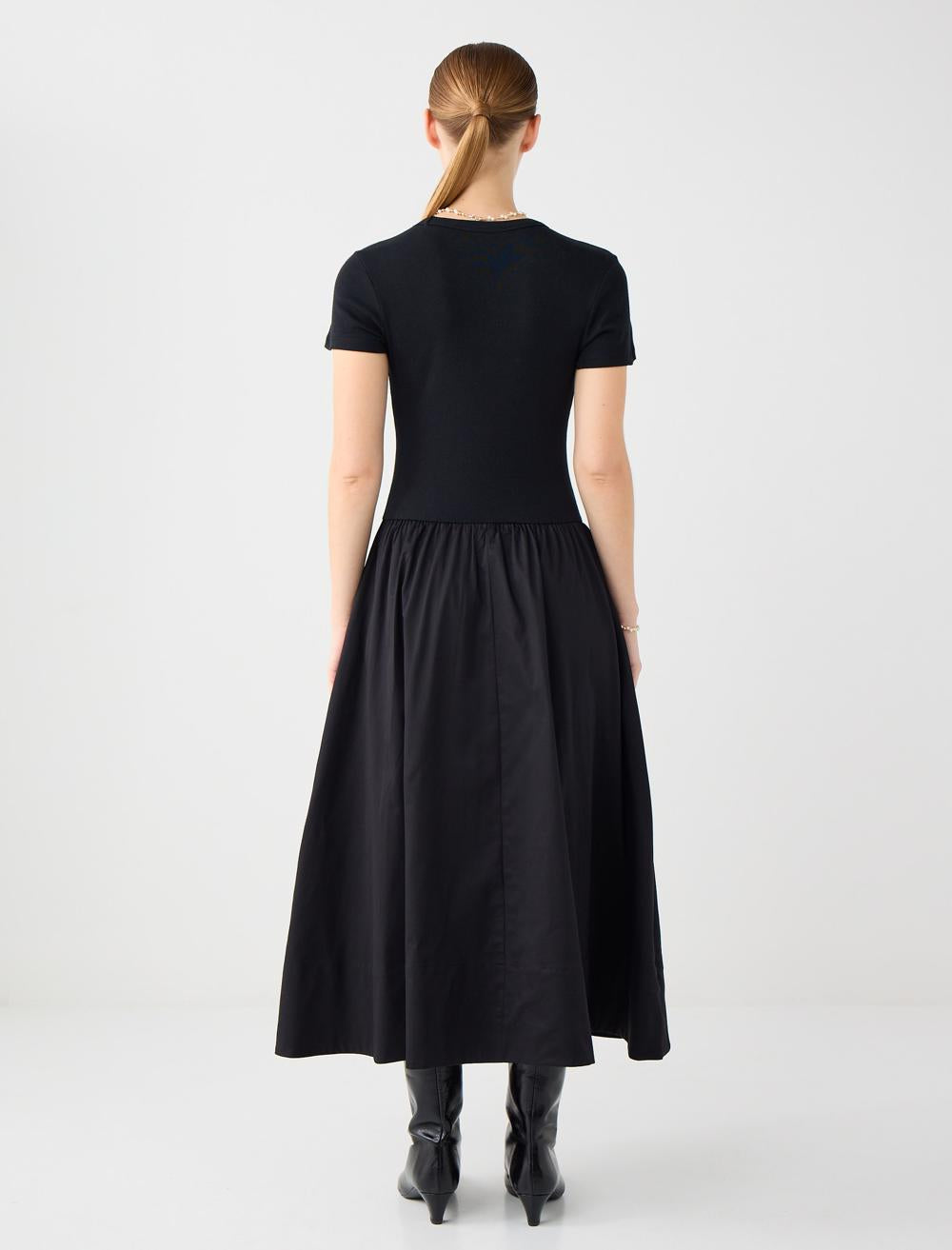 Crew Neck Short-Sleeve Dress - 5WW064997
