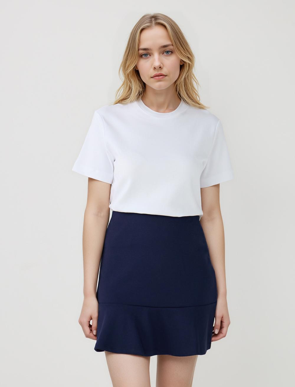 Crew Neck Short-Sleeve T-shirt - 5WW274545