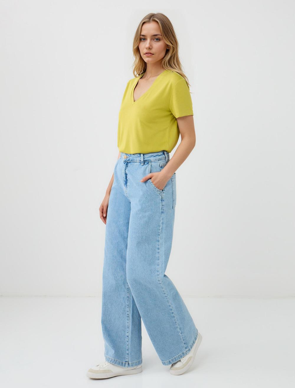 Loose Fit Trousers - Light Rode - 5SW184734985