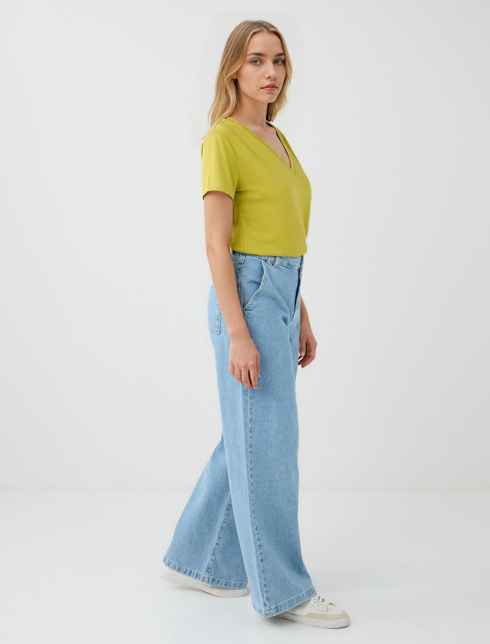 Loose Fit Trousers - Light Rode - 5SW184734985