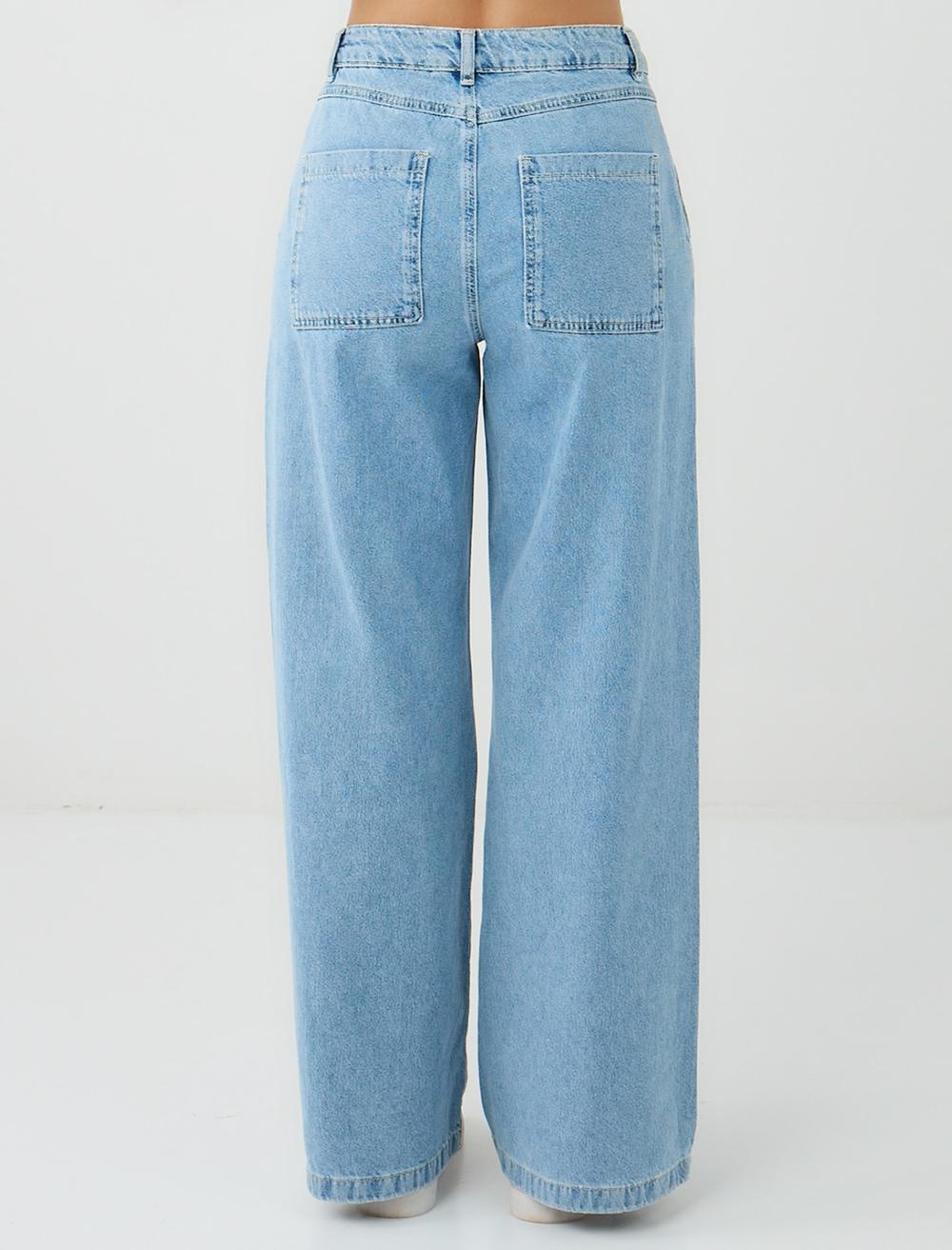Loose Fit Trousers - Light Rode - 5SW184734985