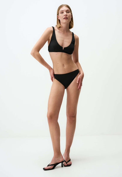 Basic Textured Bikini Bottom