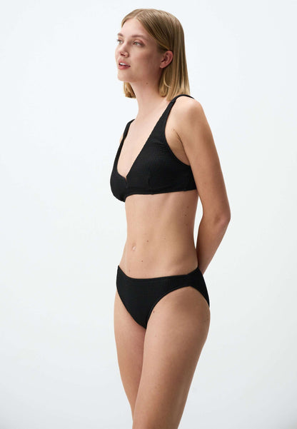 Basic Textured Bikini Bottom