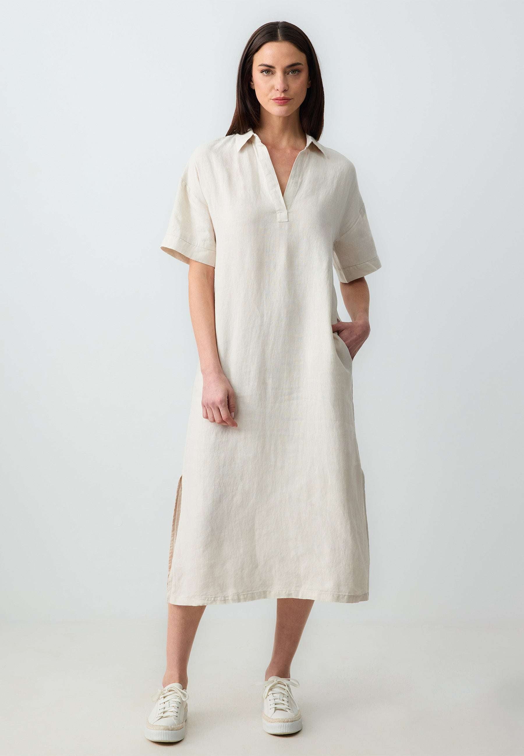   Woven Stoned Dress