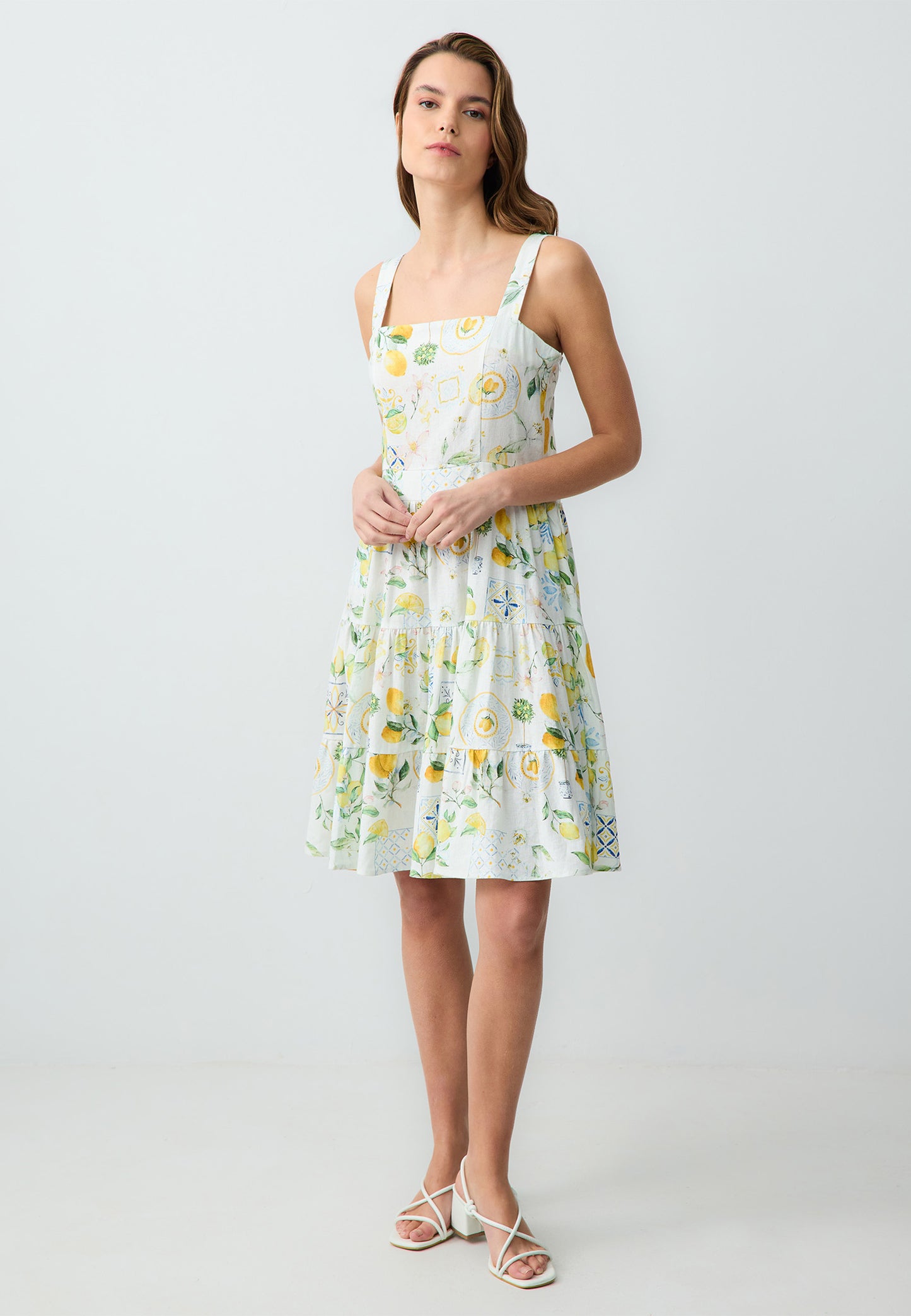   Woven Yellow Dress