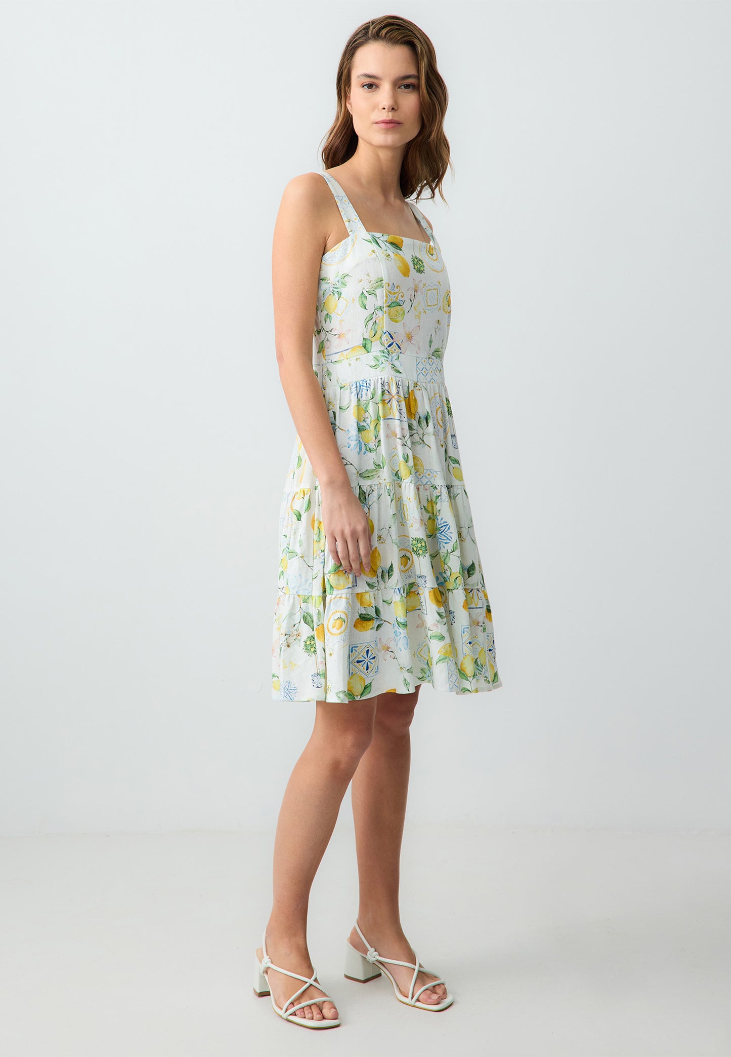 Woven Yellow Dress