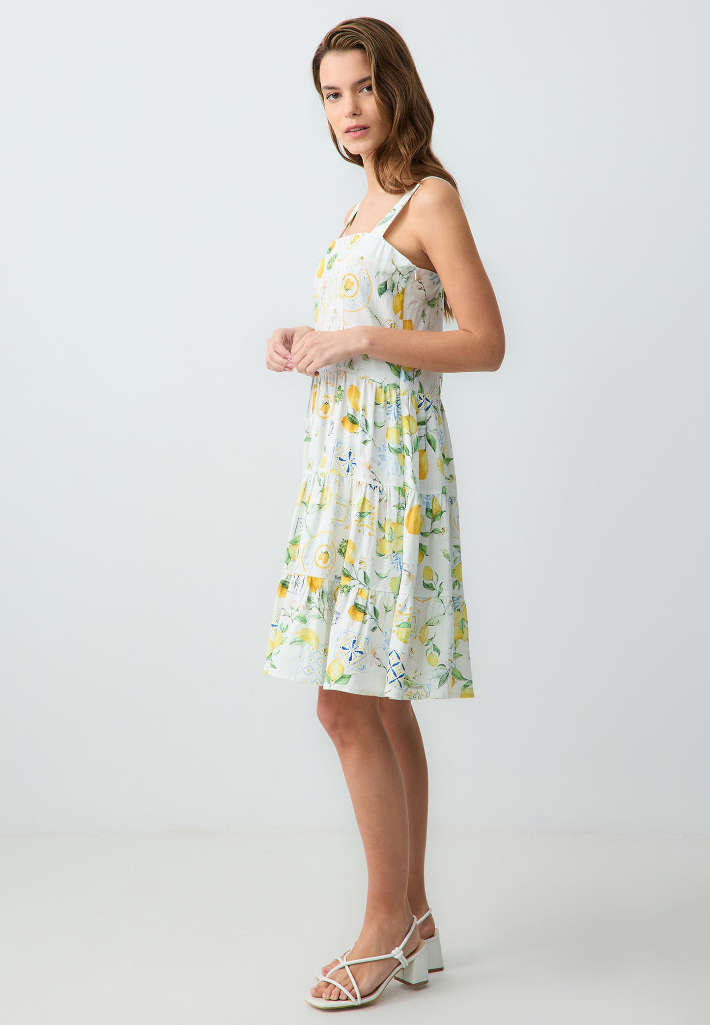Woven Yellow Dress