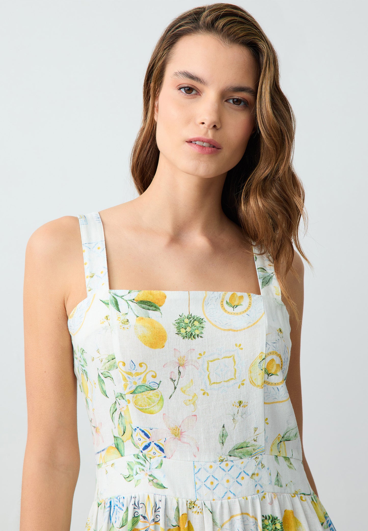 Woven Yellow Dress
