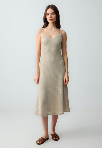  Stoned Knitted Dress