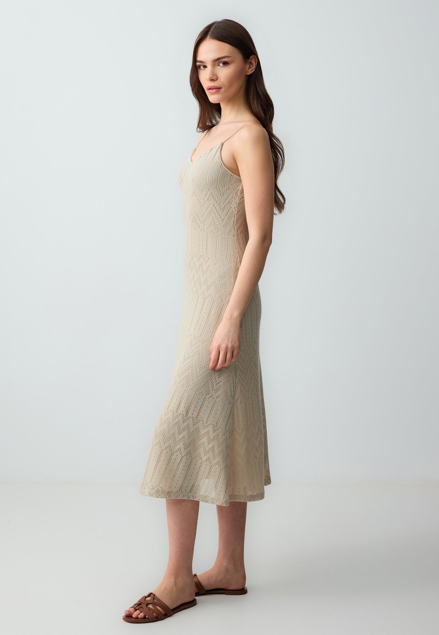Stoned Knitted Dress