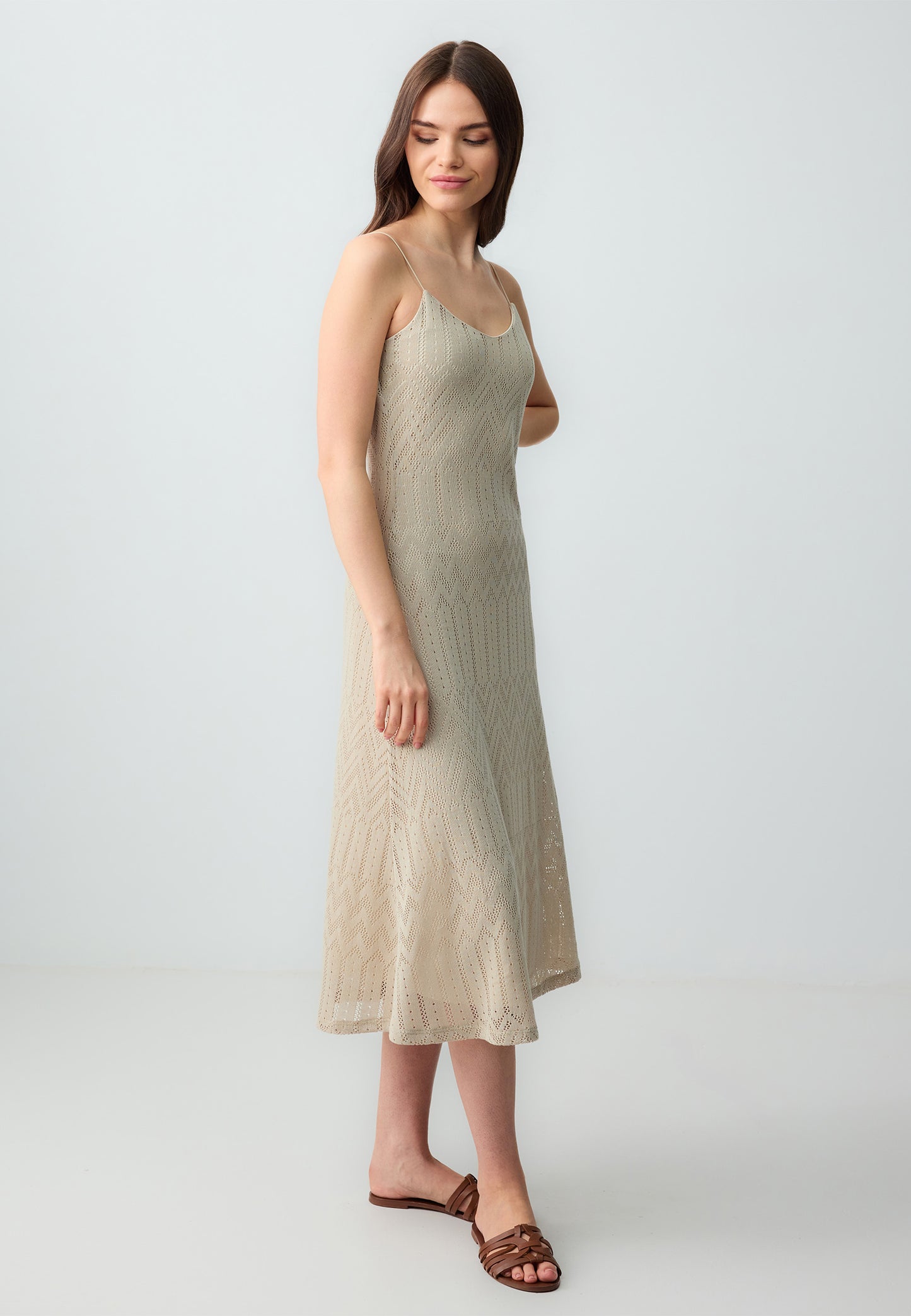 Stoned Knitted Dress