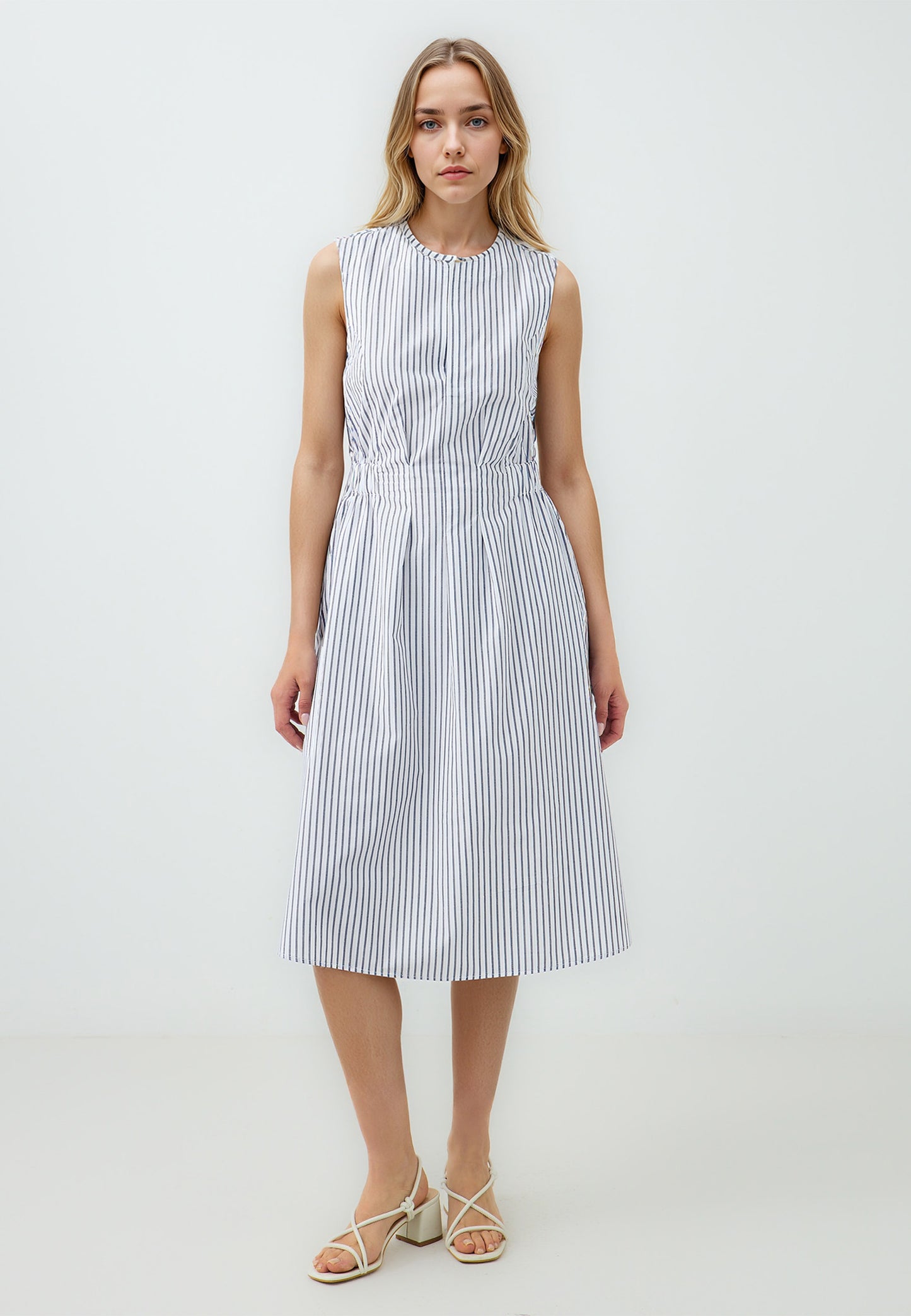 Woven Dark Blue Dress