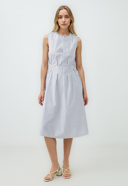 Woven Dark Blue Dress