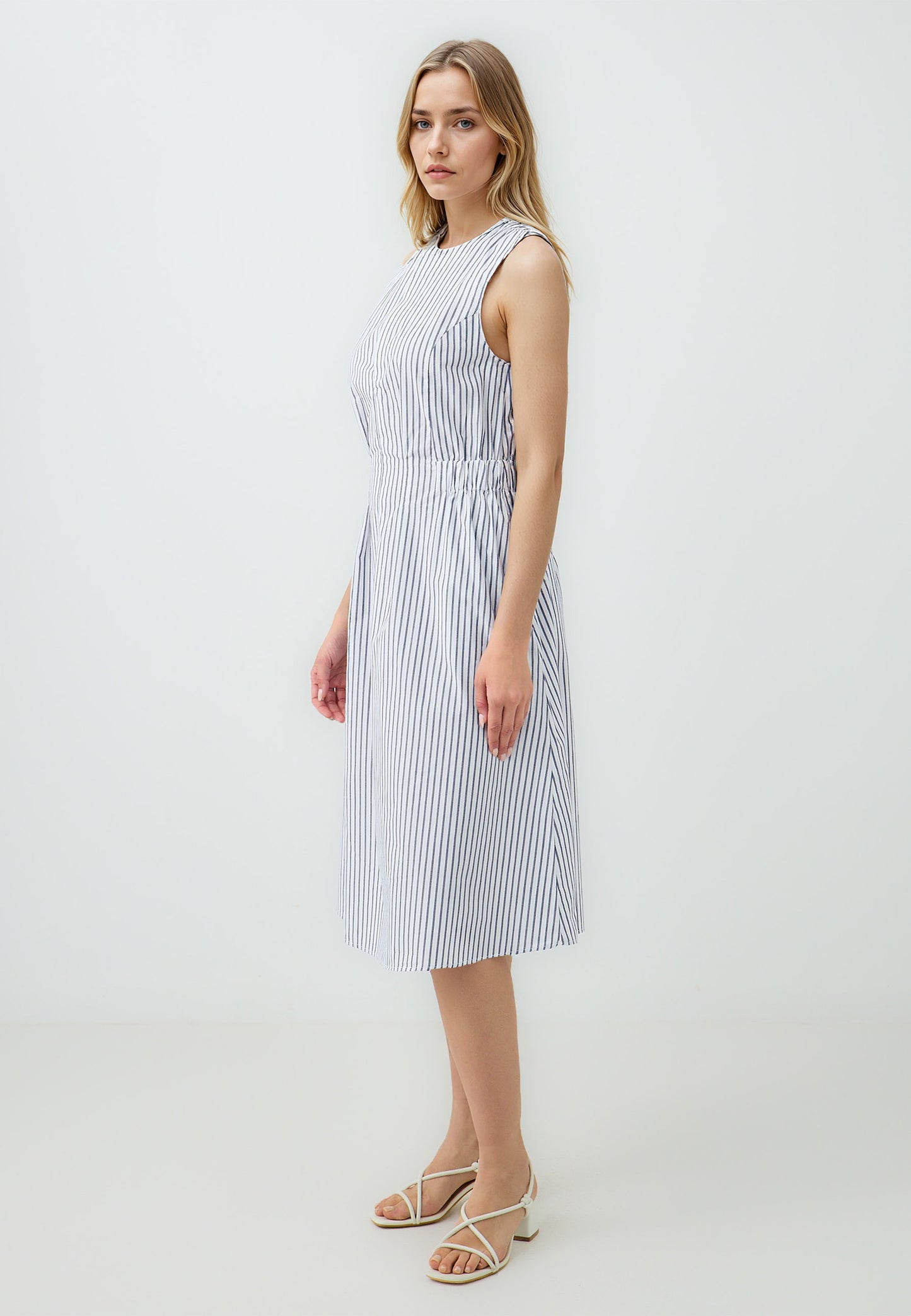 Woven Dark Blue Dress