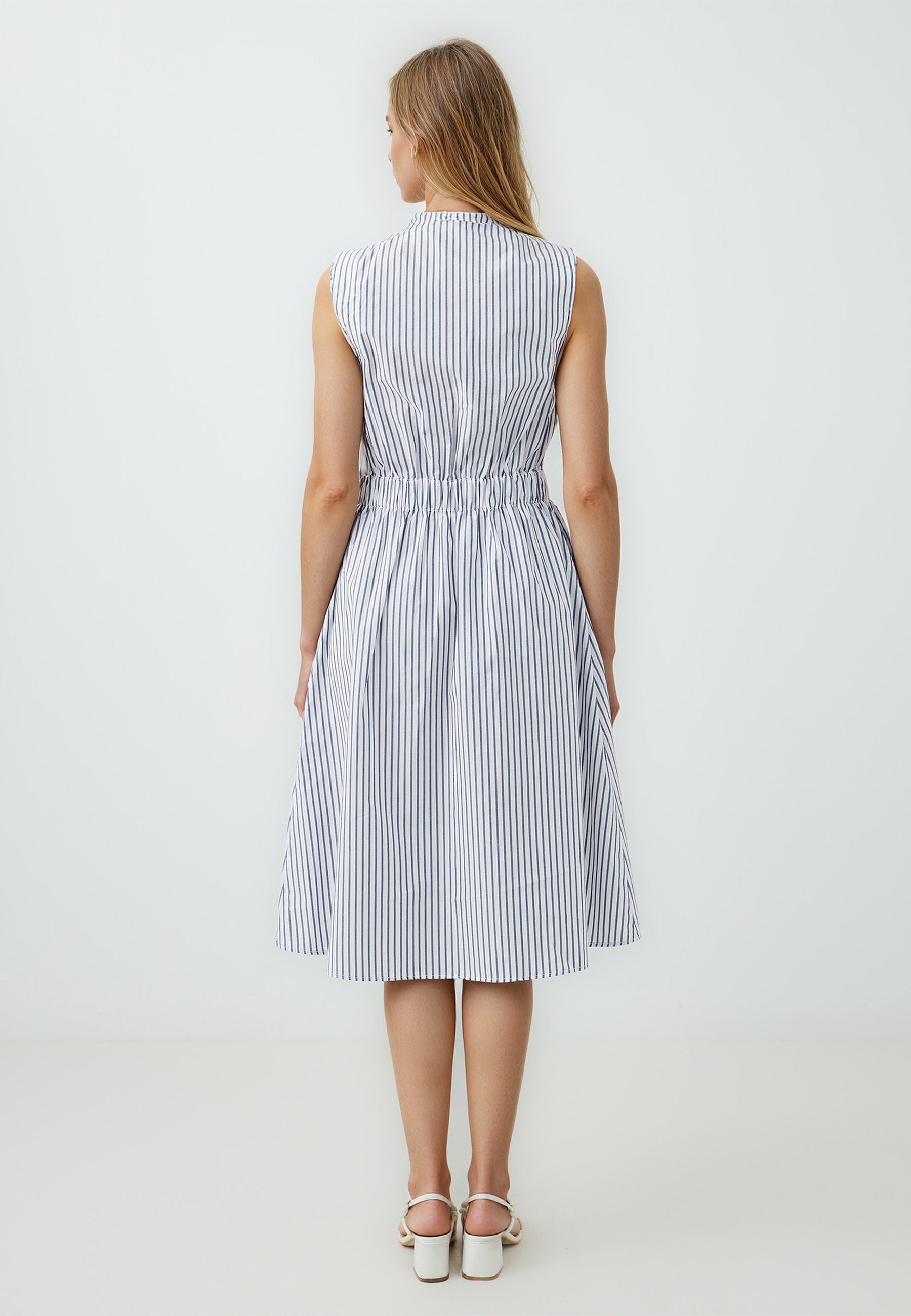 Woven Dark Blue Dress
