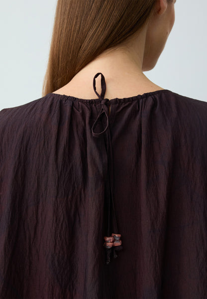 Woven Burgundy Dress