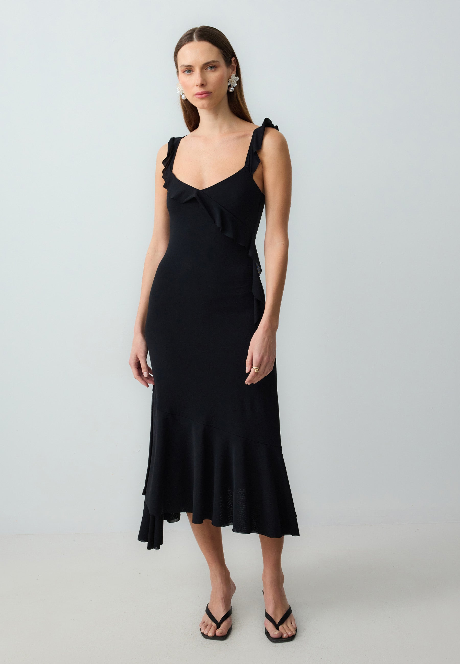 Knitted Black Dress