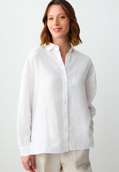 White Woven Shirt