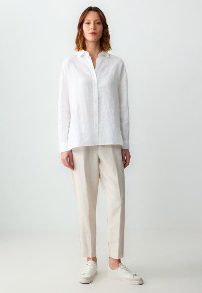 White Woven Shirt
