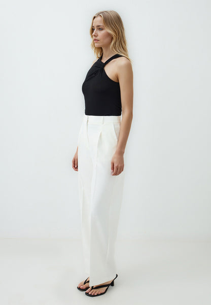 Regular Leg Regular Waist Woven Trousers