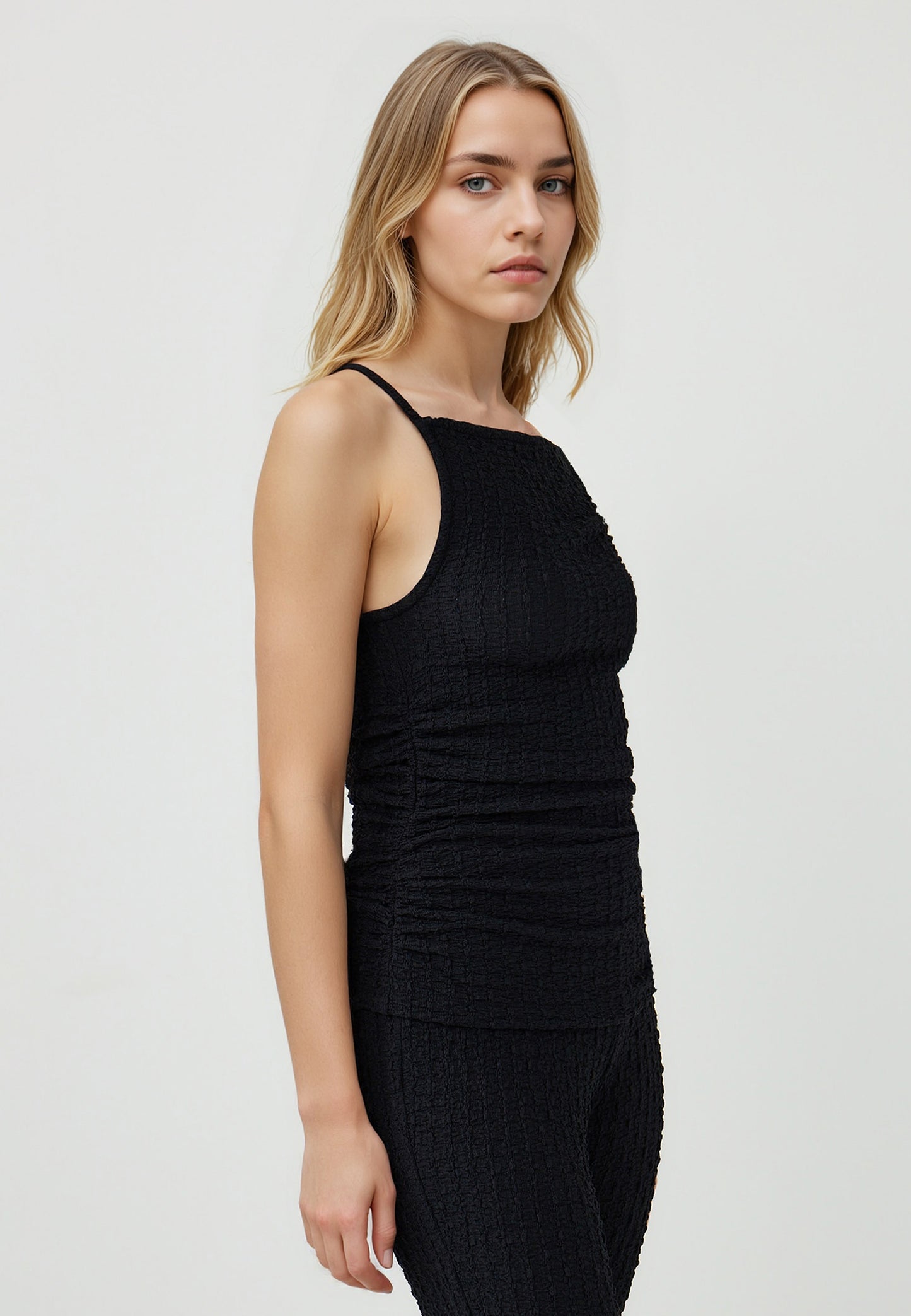 Knitted Black Blouse