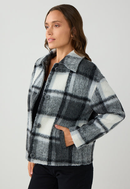 Regular Fit Woven Black Coat